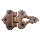 Antique Brass Cast Ice Box Door Hinge 3 8  Offset Antique Refrigerator Freezer 