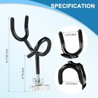Fishing Rod Holders For Boat 8pcs Of 20 Degree 4 Inch Sure Grip Steel Black