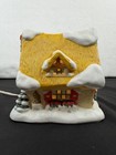 Disney Snow White Seven Dwarfs Christmas Village House Cottage No Figures Works 
