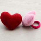 2pcs Compact Wrist Pin Cushions Heart Needle Holders Durable Sewing Supplies