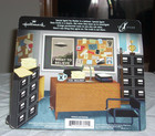 Hallmark Itty Bittys The X-files Fox Mulder   Dana Scully Special Agent Set Noc
