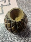 Vintage Monkey Pod Wood Pineapple Wooden Server Topper Top Small Lazy Susan