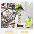 Straw Holder For Standard Size Drinking Straws  Plastic Straw Dispenser For2667