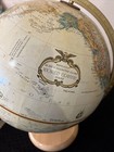 Vintage Replogle World Classic Series 12  Raised Globe Hardwood Wood Base