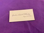 Wwii Spitfire Group Co Cf Horsley Calling Card Circa 1940 Nice