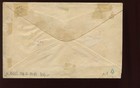 Confederate States 1 Used Stamp On Small Cover With Nice Cancel  csa1-cvr A6 