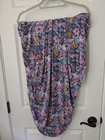 Little Sleepies Fitted Standard Crib Sheet Bamboo Dusk Blooms Animal Euc