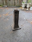 Antique Machine Shop Architectural Salvage Sculpture Pedestal Iron Or Steel
