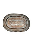 Vintage  Judaica Copper Persian Tray Shabbat Challah   Candlesticks Tray
