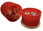 Vintage 1970   s Darn It Sewing Kit Red Thread Spool Complete Set Original Box