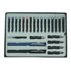 25pce Premium Calligraphy Set Ink Cartridges  Pens  Nibs   Paper In Gift Box