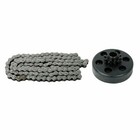 Go Kart Mini Bike Centrifugal Clutch 3 4  bore 10t  40 41 420 W  5ft 5feet Chain