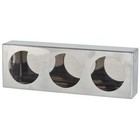 Buyers Products Lb6183sst Triple Round Light Box Stainless Steel