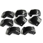 8pcs Front Rear Black Plastic Guitar Amp Amplifier Cabinet Corner For Marshall G