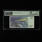 Lithuania 200 Litu 1997  nd 2007  Pick-63b Pmg 58 Aunc S n Ac0231688