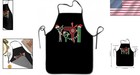 One Size Funny Apron - Waterproof With Unique Cartoon Design For Cooking   Bbq