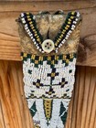 Pretty Antique Ute Beaded Tail Bag  C 1890 s  From Estate 