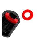 100 Pack Tire Valve Stem Caps Gasket O Ring Replacement Universal Leak-proof Sea
