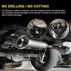 Flat Black Dual Axleback Exhaust Muffler System Fits 2018-202l Jeep Wrangler Jl