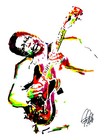 Bb King Singer Guitar Blues Music Print Poster Wall Art 18x24
