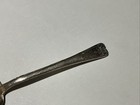 Sterling Silver Salt Spice Spoon 2 25  W   Hallmark Letter S Inside Arrow Head