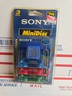 Sony Minidisc 3 Pack New Old Stock 74 Min Color  New