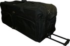 42  Heavy Duty Polyester Rolling Duffel Bag Wheeled Luggage Suitcase