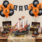 Pirate Boat Toy 10 Inch Model Kit Nautical Decoration Gift Ideas Pirate Ship