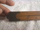 Rare Stepens   Co  39 Grooved 2  4 Qr Boxwood Rule Riverton Conn 1820-1901