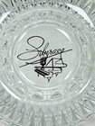 Vintage Liberace Museum Clear Glass Starburst 5  Ashtray  Las Vegas Nevada