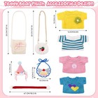 10 Pcs Bear Clothes Outfit  Bear Stuffed Animal Toy Plush With Clothing Sweat   