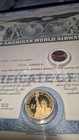 Pan American World Airways Inc 500 Shares Shares 1927-1972 2007 Proof 2025d Cent