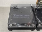 Technics Sl-1200mk5 Black Pair Direct Drive Dj Turntables Tested Working