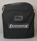 Vtg 5 5 x14  Ludwig Rocker Series 10 Lug Chrome Snare Drum W case  Stand   More