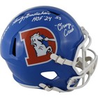 Randy Gradishar Autographed Denver Broncos F s Tb Helmet 2 Insc  Beckett 49151