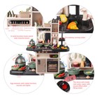 Large Kitchen Pretend Toy Set With Water Light And Sound For Kids Christmas Gift