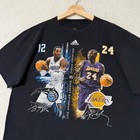 Vtg 2009 Adidas Nba Finals Kobe Bryant Vs Dwight Howard Tee Shirt L Lakers Magic