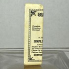 Vtg Antique Humphreys Homeopathic Medicine Co Simple Skin Eruptions No 14 Sealed