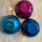 Set Of 3 Vintage Emalox Norway Anodized Aluminum Bowls 5 Inch