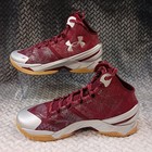 Under Armour Curry 2 Retro Ua Domaine Red Silver Gum Size Mens 9 Womens 10 5