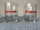 Snap-on Whiskey Glasses Clear Set Of 4 New never Used