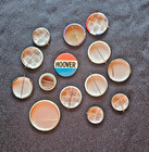 Vintage Us Political Campaign Pinback Buttons Lot  Of 14 Fdr Willkie Hoover Taft