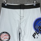10th Planet Jiu Jitsu Shorts Mens 34 Gray Fight Mma Made In Usa Eddie Bravo