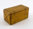 Antique Singer Sewing Machine Wood Puzzle Box Patented Feb 19 1889 W Attachments