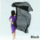 Solidcolor Women 100  Silk Scarf Shawl Belly Dance Waving Scarf Veil Dance Shawl