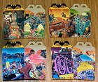 The Batman Animated Series Mcdonalds Happy Meal Boxes 1993 Vintage Set Of 4 New
