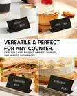 Mini Magnetic Letter Display Signs     Chalkboard-style Reusable Food Price Lab   