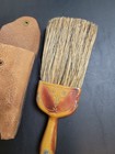 Vintage Suit cloths Brush With Volland Leather Case  no Snap