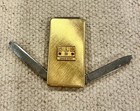 General Motors 30 Service Money Clip-knife-file-diamond-2 Rubies  Rare-anvil Usa