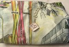 Rare 1962 Seattle World s Fair Lot- Lined Fringed Scarf And Small Charm Bracelet